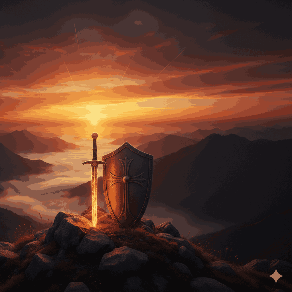 Guilt and forgiveness concept illustration